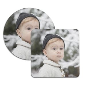 Round or Square Hardboard Coasters - Image 2