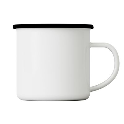 Everyday 12oz Colored Edge Camp-Style Enamel Mug
