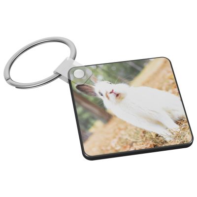 Everyday Square Acrylic Key Chain - Image 4