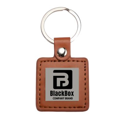 promotional square keychain