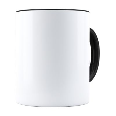 11oz Personal Black Handle Mug