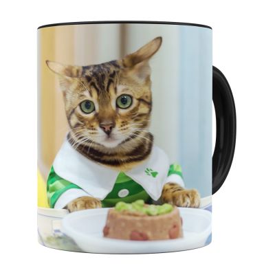 11oz Personal Black Handle Mug - Image 4