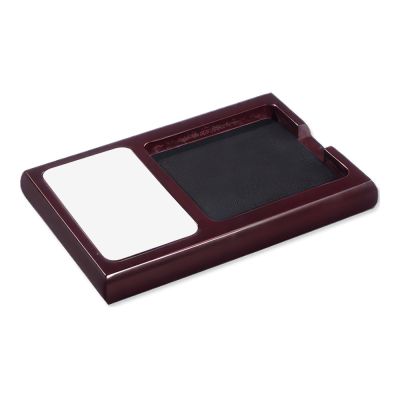 Everyday Mahogany Wood Sticky Note Holder