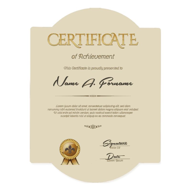 Promotional Hardboard Plaque