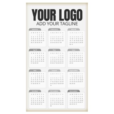 Promotional Calendar Magnet Rectangular