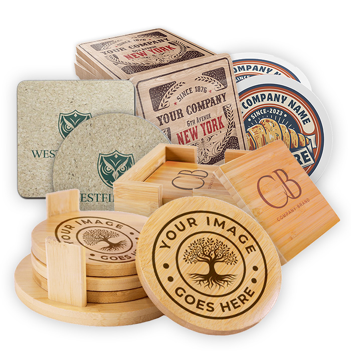 Promotional Products Logo Coasters Wallaby