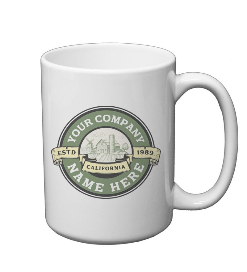 Promotional 15oz Coffee Mug White