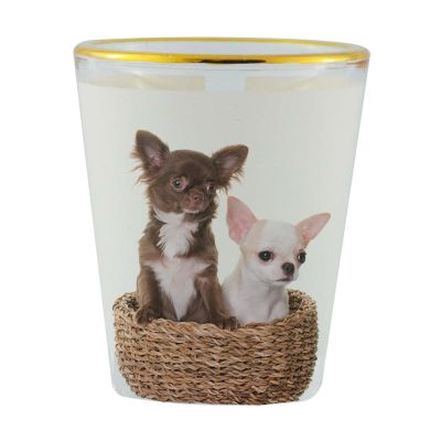 Personal  1.5oz Gold Rim Shot Glass - Image 4