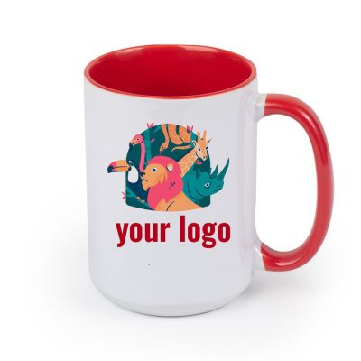 Promotional Inner Color Coffee Mug 15oz