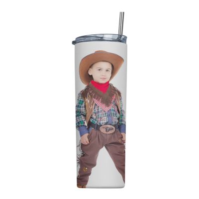 Skinny Straight 20oz Stainless Steel Everyday Tumbler with Straw & Lid - Image 2