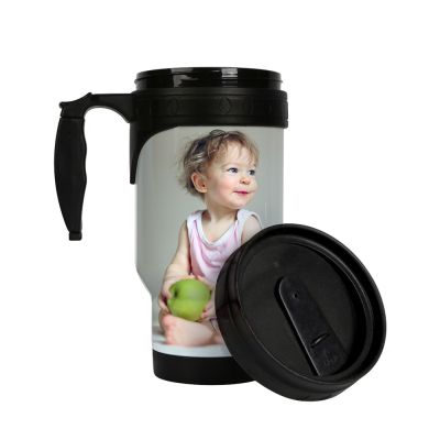 Personal 14oz Stainless Steel Travel Mug with Insert - Image 2