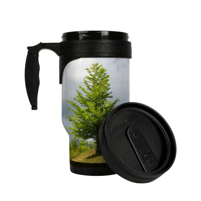 Personal 14oz Stainless Steel Travel Mug with Insert - Image 3