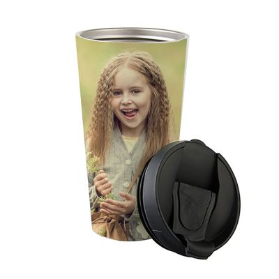16oz Stainless Steel Personal White Tumbler - Image 2