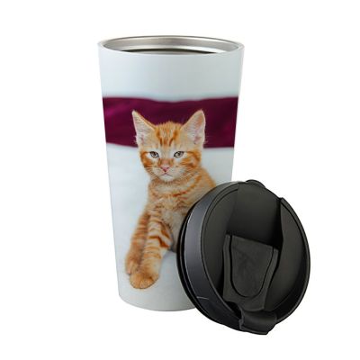 16oz Stainless Steel Personal White Tumbler - Image 4