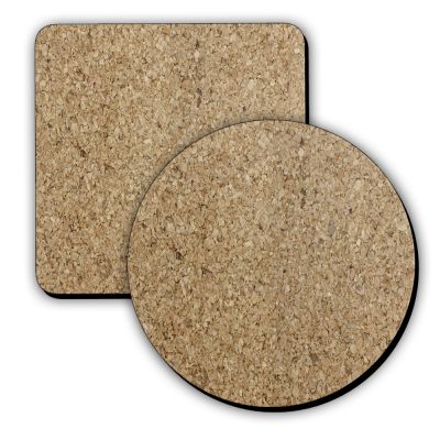 Everyday Round or Square Textured Hardboard Coasters