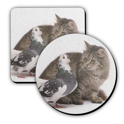 Everyday Round or Square Textured Hardboard Coasters - Image 4