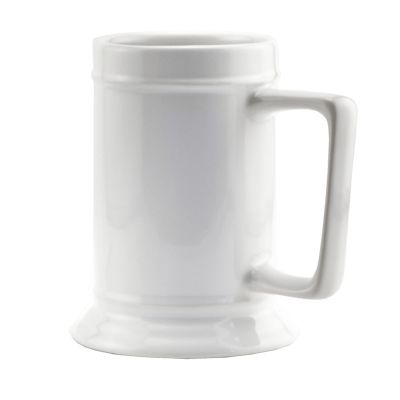 Everyday White Ceramic Stein