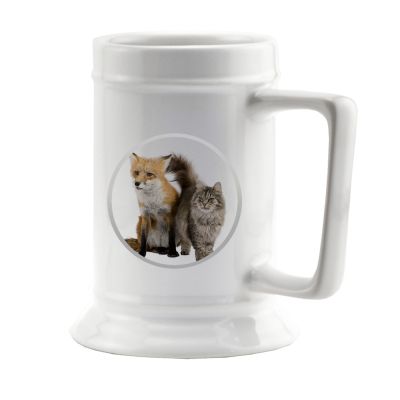 Everyday White Ceramic Stein - Image 4